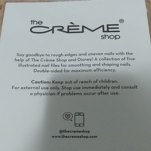 Disney The Creme Shop Minnie Minnie Mouse Precision Nail Files Set of 5 - Picture 6 of 6